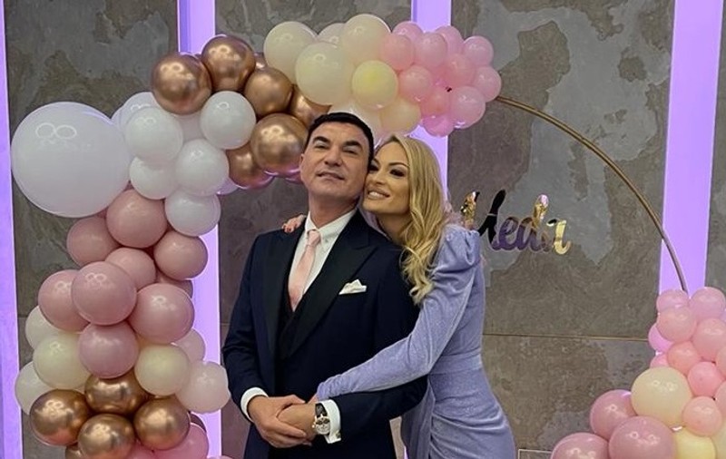 Valentina Pelinel și Cristi Borcea, nași de botez pentru o fetiță. Ce ținută a purtat fostul model