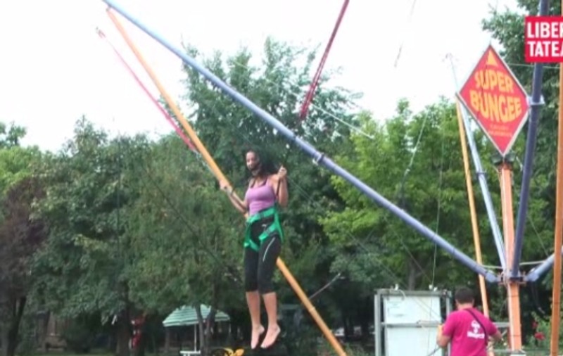 Video | Daniela Crudu s-a dat cu coarda elastică până i s-a făcut rău
