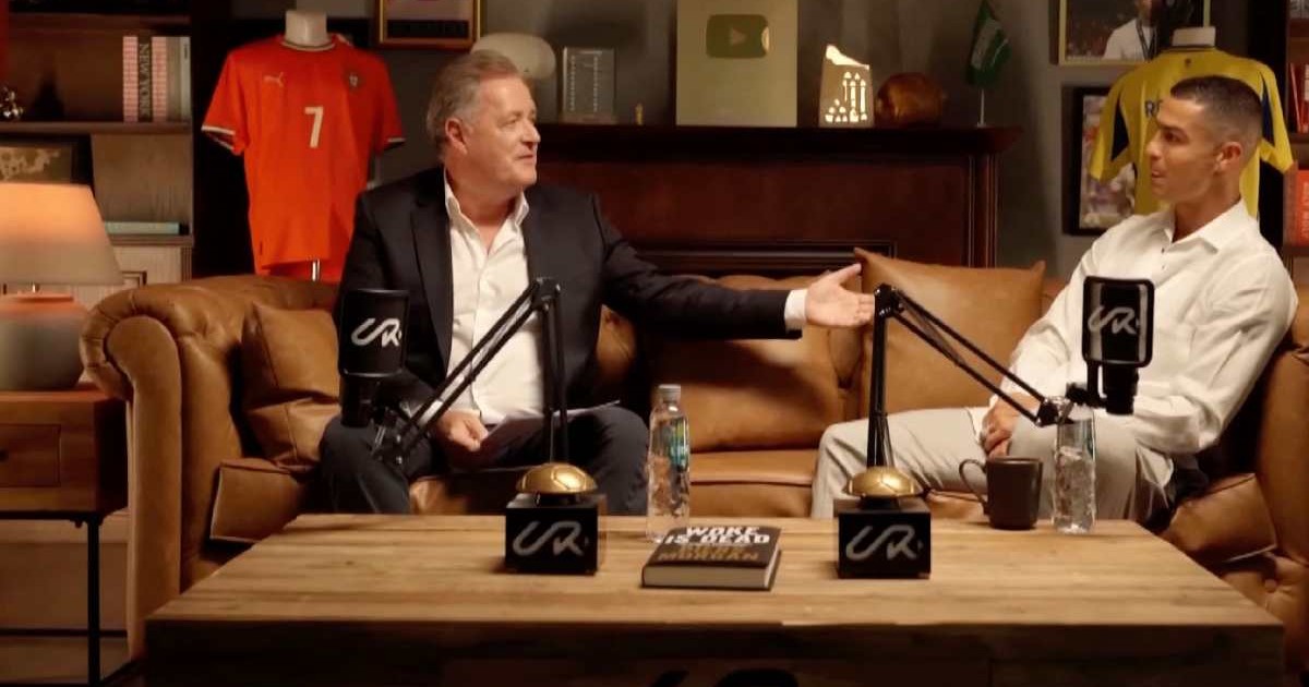Discuție între Piers Morgan și Cristiano Ronaldo