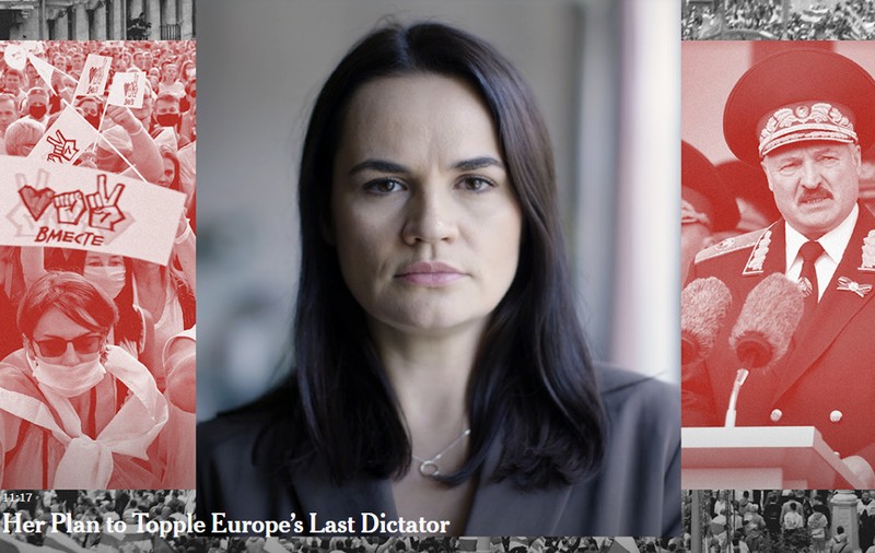 Svetlana Tihanovskaia, editorial video în New York Times: Drumul de la o mamă casnică, la rolul de lider al revoluției din Belarus, în numele dragostei