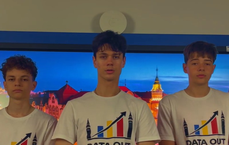 Trei elevi din Oradea, finaliști la Olimpiada Europeană de Statistică cu un proiect despre România dincolo de stereotipuri | VIDEO