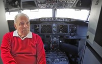 Paul Mitu, cabina avion Boeing 737 MAX-8