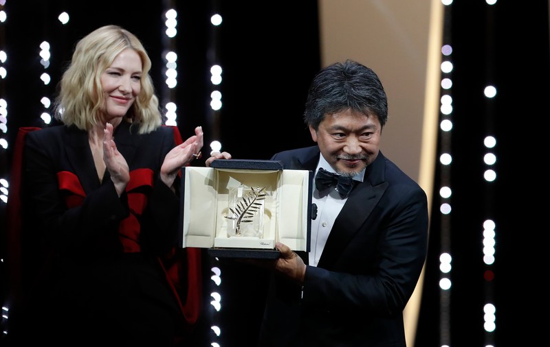 Câștigătorii Festivalului de Film de la Cannes. Trofeul Palme d'Or a fost câștigat de un regizor japonez