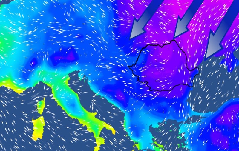 Un val de aer polar din Rusia lovește România: ANM anunță - 18 grade Celsius în weekend