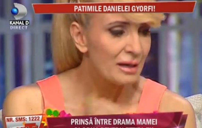 Daniela Gyorfi, în lacrimi în direct: ”Bunica a vrut s-o interneze pe mama mea bolnavă la azil”