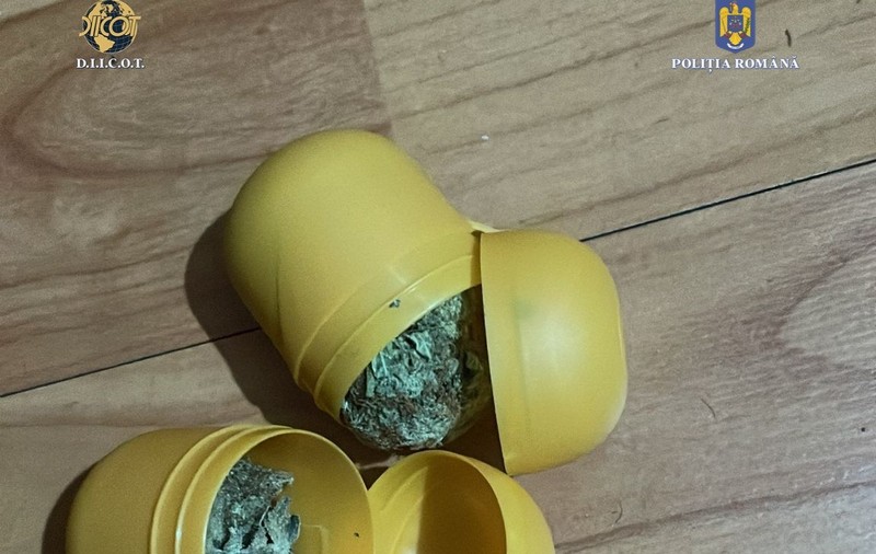 Surprize din ouă Kinder, pline cu droguri: zeci de percheziții efectuate în Mehedinți și Ilfov, patru oameni arestați preventiv