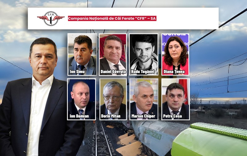 CFR SA, firma statului căpușată de familii și politicieni cu salarii grase, deși căile ferate sunt un dezastru. „Oamenii lui Grindeanu” din fruntea companiei