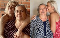 Lidia Buble și mama ei
