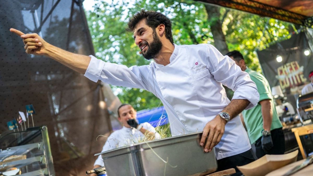 Richard Abou Zaki, juratul „Chefi la cuțite”, la Summer Well | Foto: Antena 1