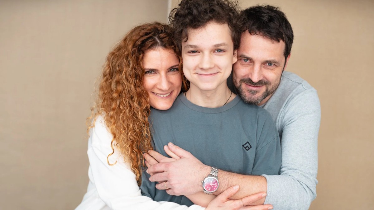 Andreea, Eric și Andrei Aradits