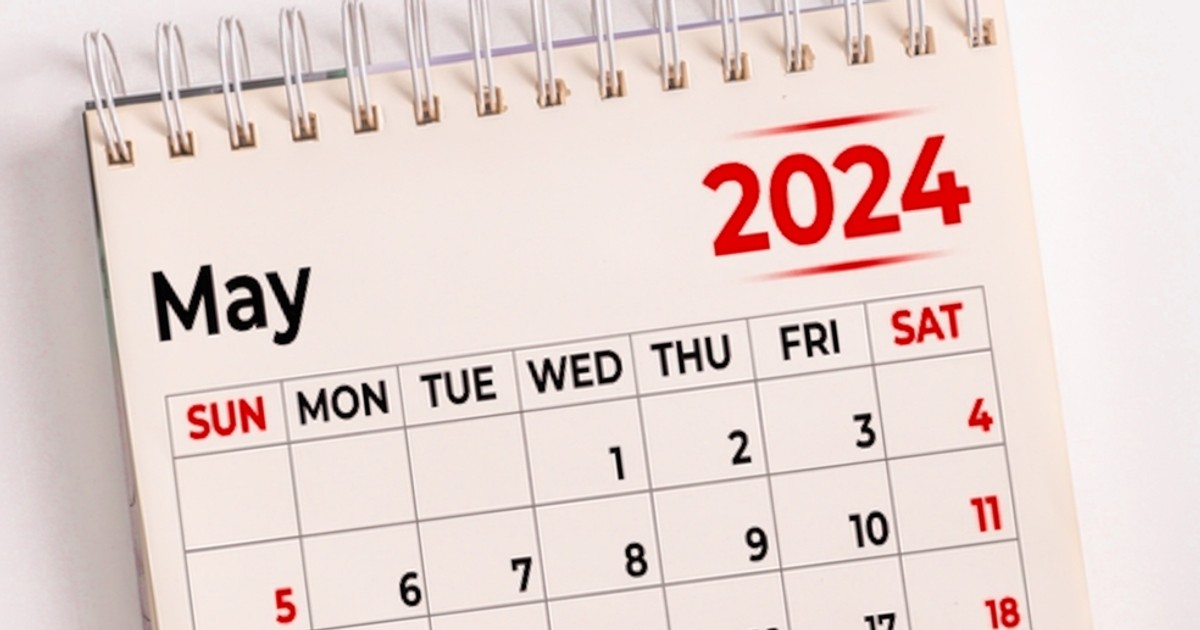 Curiozitati despre luna mai- Calendar cu luna mai