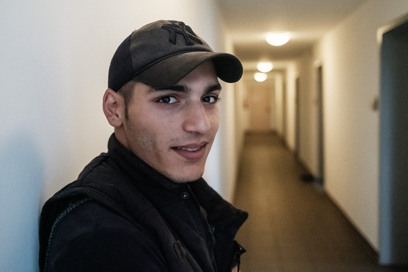 Gabriel, 22 de ani, la cazările muncitorilor sezonieri din ferma Gemüsebau Sippel, în Nürnberg, unde l-am cunoscut pe 22 septembrie, înainte ca Willi Sippel să-l dea afară
