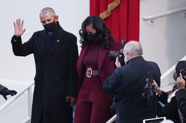 Fostul președinte Barack Obama și soția sa, Michelle Obama FOTO: EPA