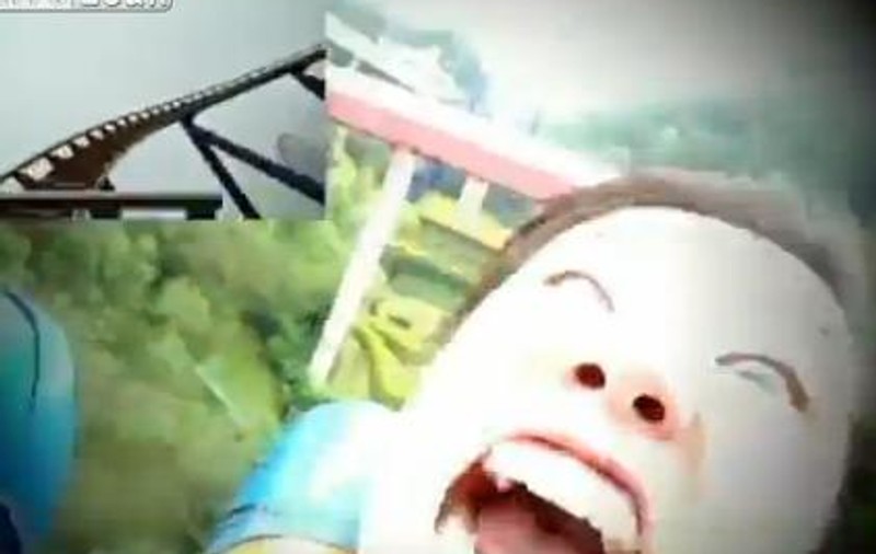 Uite-o cum urlă de groază! Află ce a speriat-o de moarte pe tânăra din Taiwan! - VIDEO