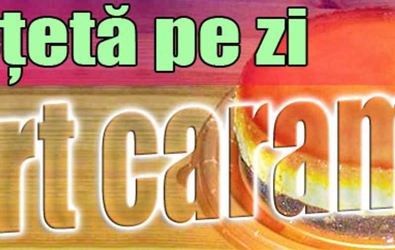 O reţetă pe zi - Tort caramel
