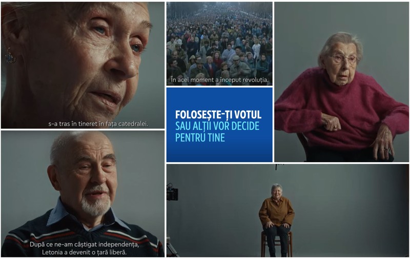 Clipul prin care PE îndeamnă cetățenii UE să voteze. Mesaje de la bătrâni din România, Franța și alte țări, pentru generațiile tinere: „Nu luați democrația ca pe un dat”