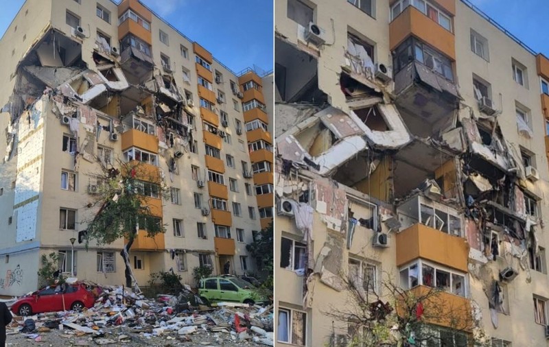 Explozie într-un bloc din București. Trei oameni au murit, pompierii au activat planul roșu de intervenție