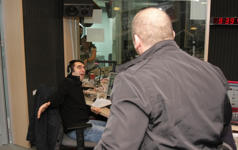 Zmărăndescu l-a surprins din nou pe Mihai Găinuşă, direct în studioul Kiss FM!