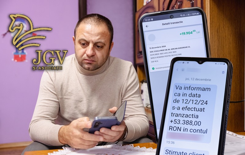 După apariția unui articol în Libertatea, foști clienți ai avocaților de la JGV&amp;Asociații s-au trezit cu 20.000 de euro în conturi: „Miracol de Crăciun!”