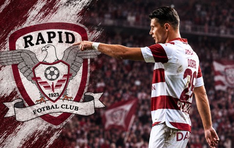 Alex Dobre, negocieri pentru un transfer stelar: a fost la un pas să plece de la Rapid la un club uriaș din Marea Britanie