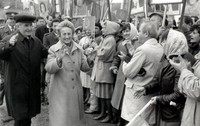 Nicolae și Elena Ceaușescu, la manifestările de 1 Mai din comunism