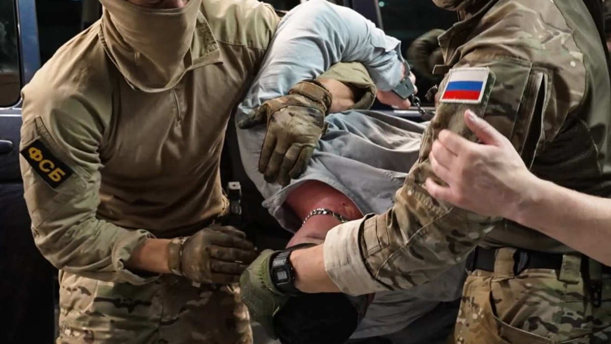 Ofițeri FSB în timpul unei arestări. Imagine cu caracter ilustrativ. Foto Profimedia
