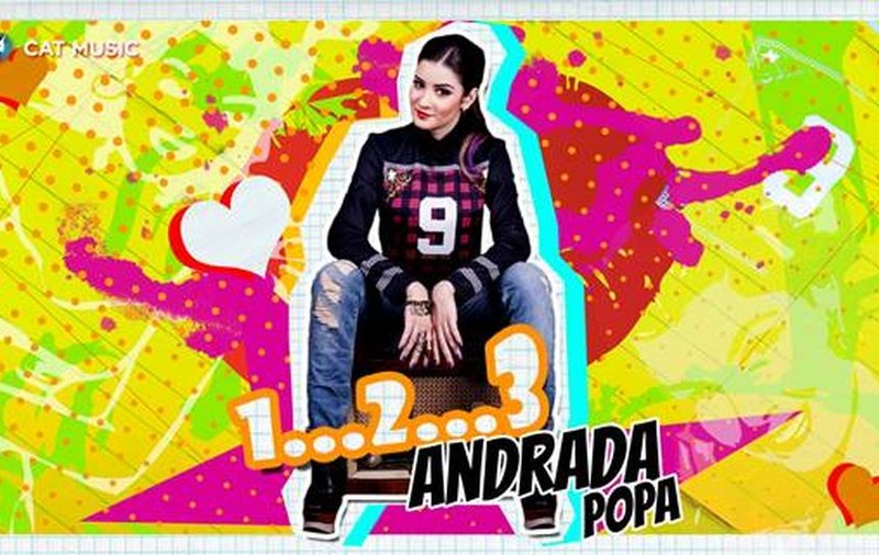 "1, 2, 3"! Andrada Popa lansează cel de-al doilea single din carieră