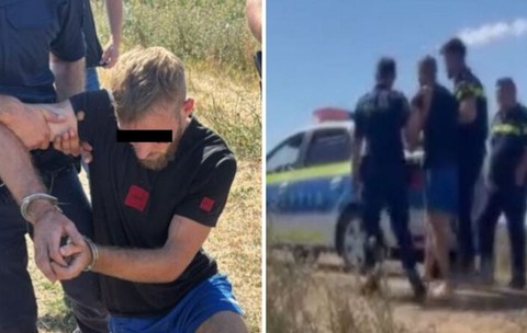 Fugarul care a furat o mașină din Bulgaria, prins pe un câmp din Dolj! În cursa nebună, bărbatul rănise 2 agenţi