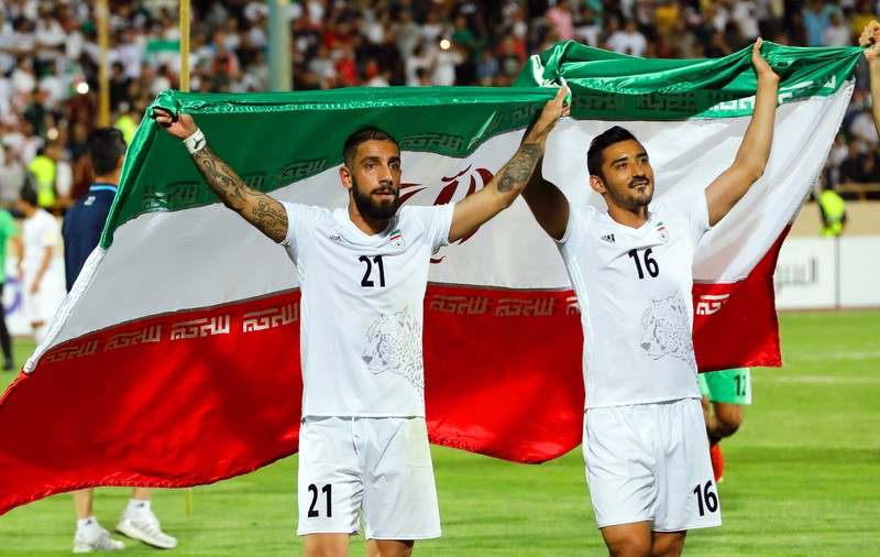 Lotul Iranului pentru Campionatul Mondial de fotbal Rusia 2018