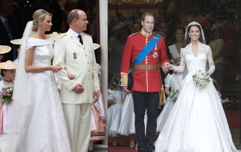 Kate şi Charlene, Cenuşărese ajunse prinţese. Care mireasă a fost mai frumoasă?