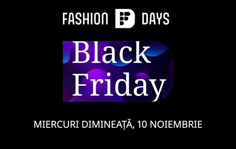 Descoperă cele mai bune oferte de BLACK FRIDAY la Fashion Days