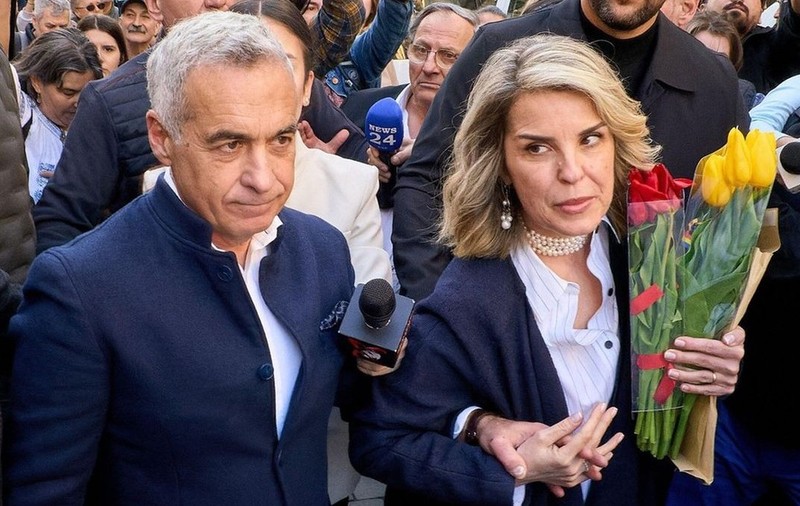 Călin Georgescu și soția lui, Cristela Georgescu