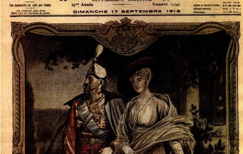 Alexandru Ciucu i-a facut cadou regelui Mihai un ziar din 1916