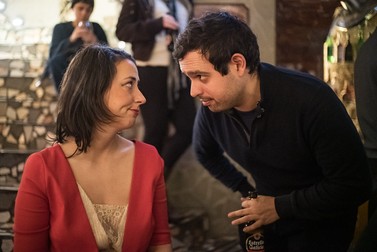 Magda și iubitul ei, Pablo, în barul Las Cuevas de Los Rajahs, Barcelona, ianuarie, 2019