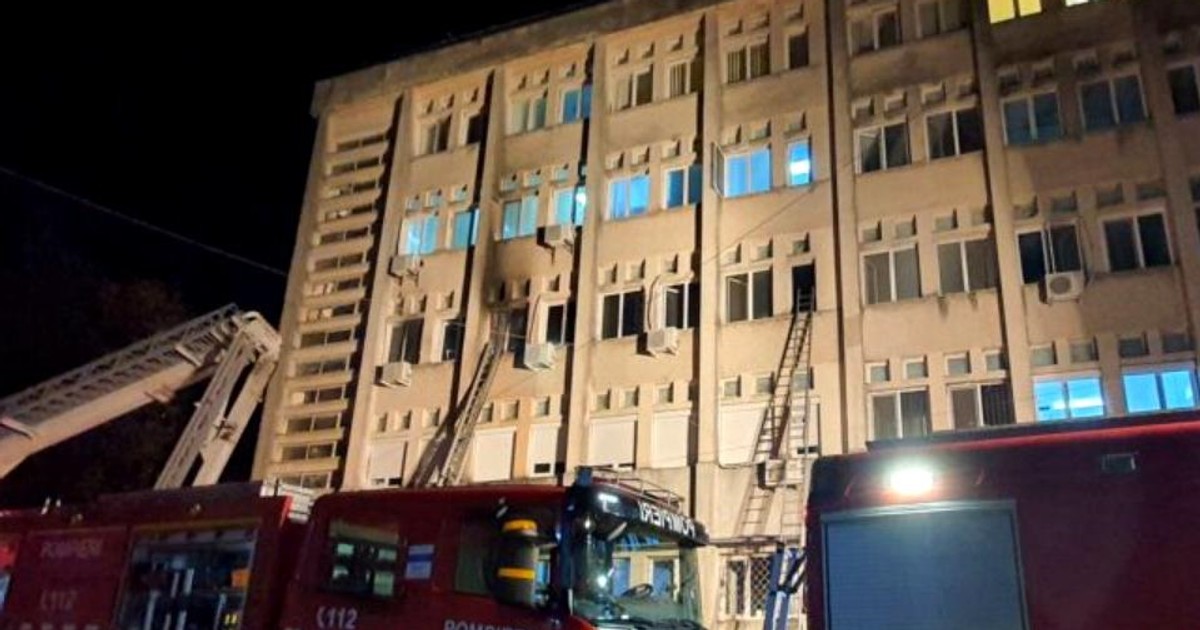 incendiu spital Piatra Neamț