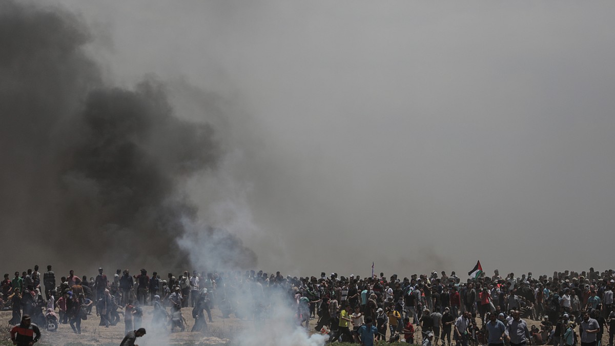 Consiliul de Securitate al ONU se reuneşte, după violențele din Fâșia Gaza. Imagini din timpul violențelor de la granița cu Fâșia Gaza