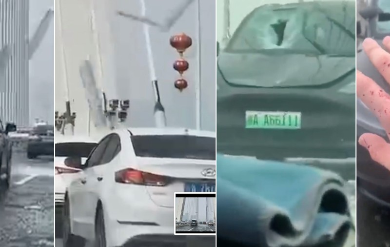 20 de mașini avariate și oameni răniți, la Wuhan, după ce gheața s-a desprins de pe cablurile podului de peste fluviul Yangtze: „Au picat ca niște sulițe”