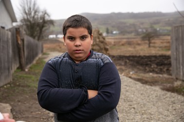 Sergiu, 12 ani, nepotul lui Ion și al Auricăi