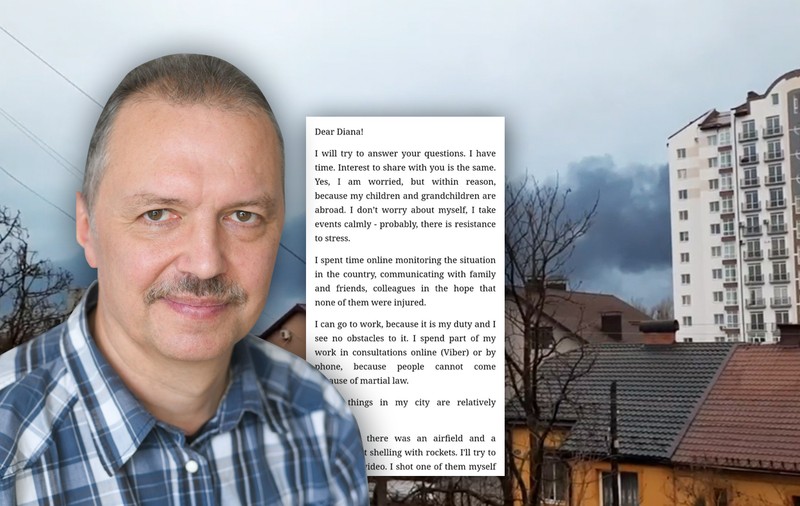 „Nu am de gând să merg nicăieri. Sunt în țara mea, cu prietenii mei. Sunt la locul meu de muncă, de care oamenii au nevoie”. Scrisoarea calmă și tulburătoare a unui medic din Ucraina către români