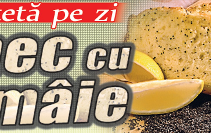 O reţetă pe zi - Chec cu lămâie