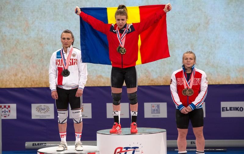 Rezultatele obținute de halterofilii români la Campionatele Europene de la Split reprezintă un record pentru țara noastră