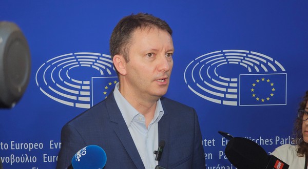 Siegfried Mureșan, luni, 14 septembrie, în Parlamentul European de la Strasbourg. Foto: Cristian Otopeanu / Libertatea