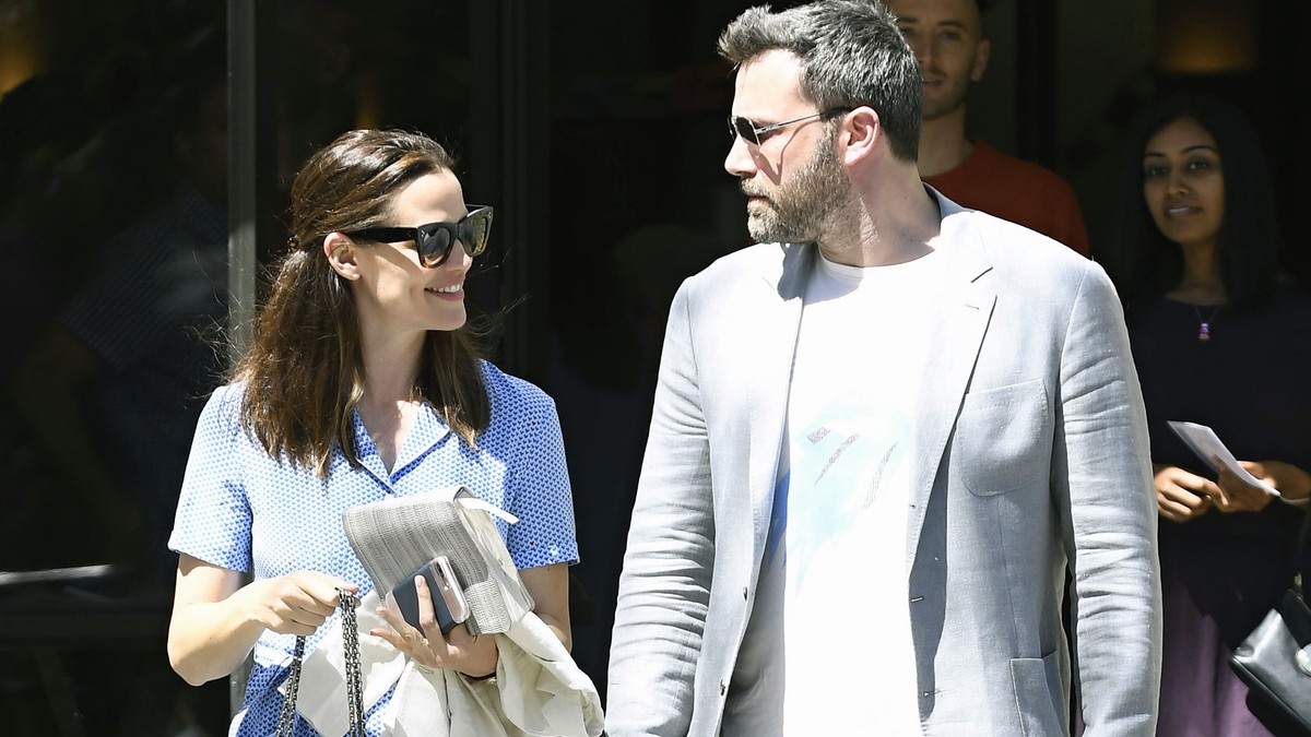 Ben Affleck si Gennifer Garner au petrecut Pastele impreuna