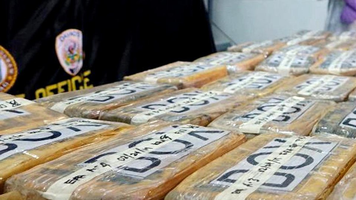 O tonă de cocaină a fost capturată în Uruguay