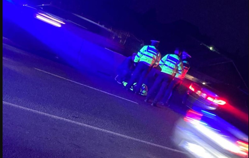Poliţist din Prahova, lovit de un autoturism prins de radar cu o viteză de 116 km/h