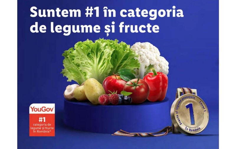 Lidl, alegerea numărul 1 pentru categoriile de legume și fructe. Calitate la preț imbatabil, zi de zi