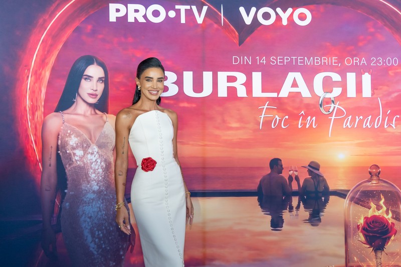 Adelina Pestrițu prezintă emisiunea „Burlacii:Foc în Paradis”
