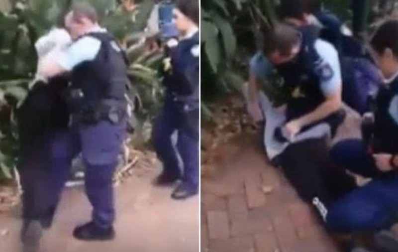 Polițist australian, cercetat după apariția unui videoclip în care trântește la pământ și arestează un adolescent