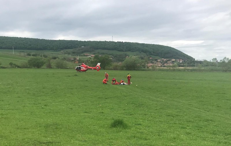 Un bărbat a căzut de la 30 m în Cheile Turzii. A fost preluat de un elicopter SMURD