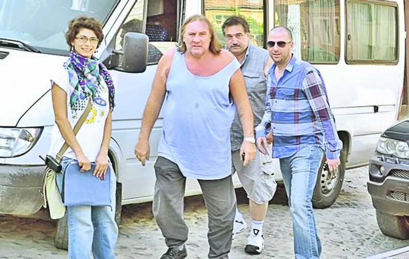 L-am prins pe Gérard Depardieu la filmări!